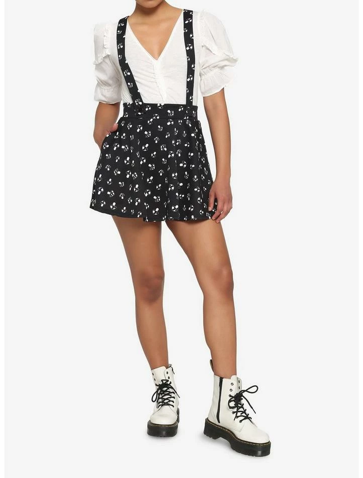 Flash Sale 👍 Black & White Mushroom Suspender 👗 Skirt ✔️ 4 Flash Sale 👍 Black & White Mushroom Suspender 👗 Skirt ✔️ - Image 2