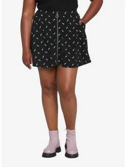 Flash Sale ๐คฉ Knives Zip-Up Skater ๐ Skirt Plus Size ๐