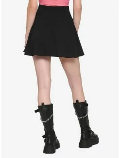 Flash Sale 🎁 Black & Green Double Lace-Up 👗 Skirt 🌟 -HT Style Outlet Store 18083929 av1