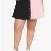 Top 10 ✔️ Black & Pink Split Hook-And-Eye 👗 Skirt Plus Size 🤩