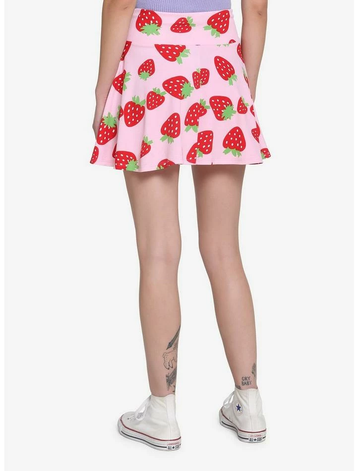Budget 🥰 Pink Strawberry Lace-Up 👗 Skirt 💯 4 Budget 🥰 Pink Strawberry Lace-Up 👗 Skirt 💯 - Image 2