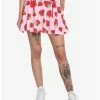 Budget 🥰 Pink Strawberry Lace-Up 👗 Skirt 💯 1 Budget 🥰 Pink Strawberry Lace-Up 👗 Skirt 💯 -HT Style Outlet Store 18084044 hi