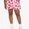 Flash Sale ✨ Pink Strawberry Lace-Up 👗 Skirt Plus Size ✨ -HT Style Outlet Store 18084052 hi