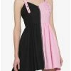 Best deal 😉 Pink & Black Split Sweetheart 👗 Dress 💯 -HT Style Outlet Store 18089206 hi