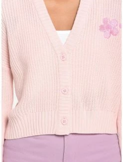 Best Sale 👍 Pink Sakura Oversized 👧 Girls Crop Cardigan 🛒 -HT Style Outlet Store 18098449 av3