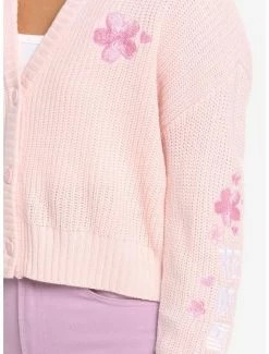 Best Sale 👍 Pink Sakura Oversized 👧 Girls Crop Cardigan 🛒 -HT Style Outlet Store 18098449 av4