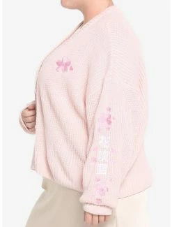 Best Pirce 🎁 Pink Sakura Oversized 👧 Girls Crop Cardigan Plus Size ⌛ -HT Style Outlet Store 18098457 av3