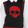 Buy 🤩 Red Skull 👧 Girls Sweater Vest 🛒 -HT Style Outlet Store 18099111 hi
