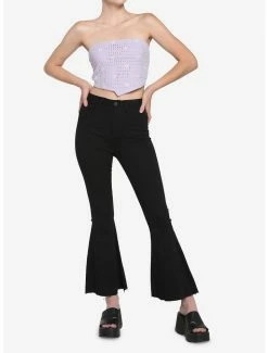 Buy 😉 Lavender Daisy Bandana 👧 Girls Crop Tube Top 🤩 -HT Style Outlet Store 18189460 av1