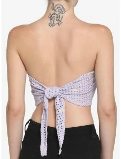 Buy 😉 Lavender Daisy Bandana 👧 Girls Crop Tube Top 🤩 -HT Style Outlet Store 18189460 av2
