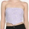 Buy 😉 Lavender Daisy Bandana 👧 Girls Crop Tube Top 🤩 -HT Style Outlet Store 18189460 hi