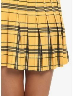 Best deal 🤩 Yellow Plaid Twofer 👗 Skirtall 😉 -HT Style Outlet Store 18251827 av3