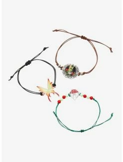 Hot Sale 🤩 Fairies By Trick Mushroom Cameo Cord Bracelet Set 😀