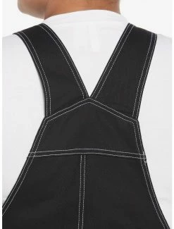 Deals 🎁 Black & White Contrast Stitch Overalls Plus Size 🌟 -HT Style Outlet Store 18255827 av2