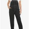 Deals 🎁 Black & White Contrast Stitch Overalls Plus Size 🌟 -HT Style Outlet Store 18255827 hi