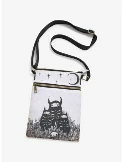 Promo ๐ Moon Creature Trio Passport Crossbody Bag By Guild Of Calamity ๐