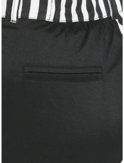 Cheapest 🧨 Black & White Stripe Split Chain Pants Plus Size 🤩 -HT Style Outlet Store 18334676 av3