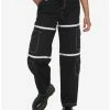 Wholesale ❤️ Black & White Zip-Off Carpenter Pants 😉 -HT Style Outlet Store 18334712 hi