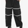 Promo π€© Black & White Zip-Off Carpenter Pants Plus Size π 2 Promo π€© Black & White Zip-Off Carpenter Pants Plus Size π -HT Style Outlet Store 18334721 hi
