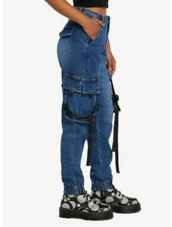 Cheap โญ Indigo Utility Strap ๐ง Girls Cargo Jogger Pants ๐ 8 Cheap โญ Indigo Utility Strap ๐ง Girls Cargo Jogger Pants ๐ -HT Style Outlet Store 18336631 av2