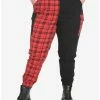 Brand new ๐ Black & Red Plaid Split Cargo Jogger Pants Plus Size ๐คฉ 1 Brand new ๐ Black & Red Plaid Split Cargo Jogger Pants Plus Size ๐คฉ -HT Style Outlet Store 18338110 hi