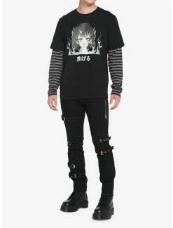 Outlet ๐ฅฐ Black & Grey Stripe Anime Girl Twofer Long-Sleeve T-Shirt ๐คฉ 6 Outlet ๐ฅฐ Black & Grey Stripe Anime Girl Twofer Long-Sleeve T-Shirt ๐คฉ -HT Style Outlet Store 18379871 av1