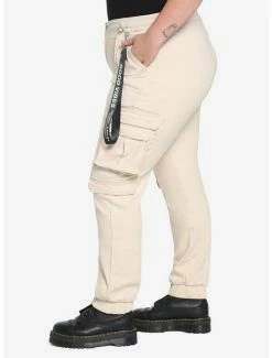 Wholesale 🔥 Ivory Cargo Jogger Pants Plus Size 🛒 -HT Style Outlet Store 18424040 av2