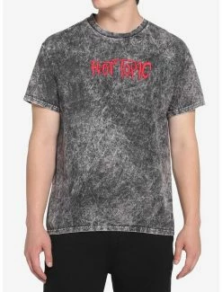 Flash Sale 😍 Hot Topic Old Logo Mineral Wash T-Shirt 🎁