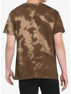 Discount 👍 Brown Stitched Teddy Bear Tie-Dye T-Shirt 💯 -HT Style Outlet Store 18438185 av2