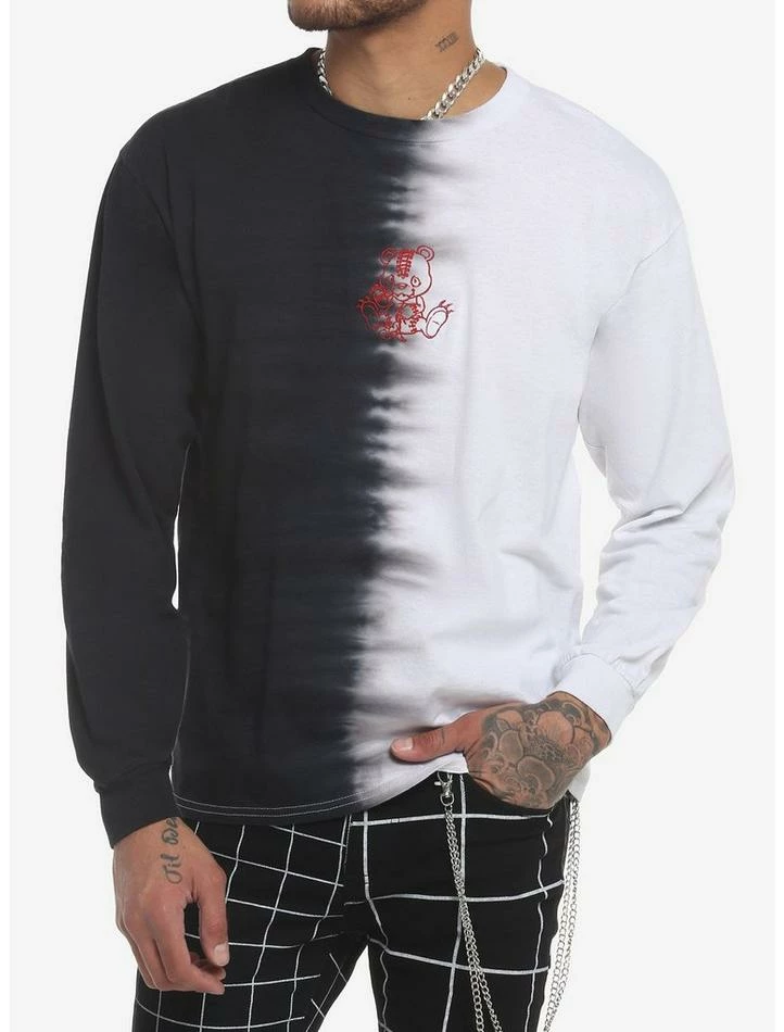 Brand new 😉 Evil Teddy Bear Split Wash Long-Sleeve T-Shirt ✔️ 3 Brand new 😉 Evil Teddy Bear Split Wash Long-Sleeve T-Shirt ✔️