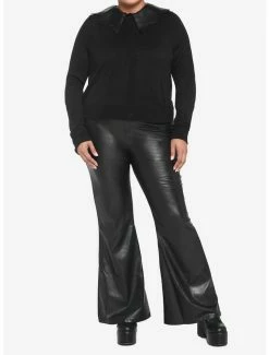 Flash Sale 👏 Black Bat Wing Collar 👧 Girls Cardigan Plus Size 🛒 6 Flash Sale 👏 Black Bat Wing Collar 👧 Girls Cardigan Plus Size 🛒 -HT Style Outlet Store 18522596 av1