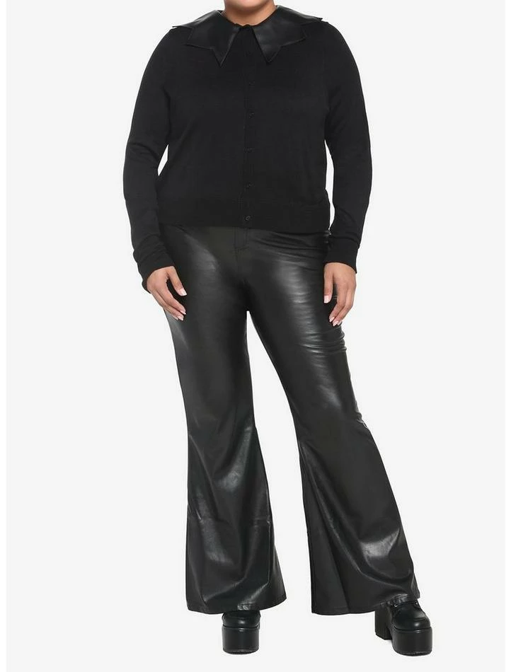 Flash Sale 👏 Black Bat Wing Collar 👧 Girls Cardigan Plus Size 🛒 4 Flash Sale 👏 Black Bat Wing Collar 👧 Girls Cardigan Plus Size 🛒 - Image 2