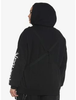 Promo 🎁 Black Harness Metal Babe 👧 Girls Hoodie Plus Size ⌛ -HT Style Outlet Store 18523827 av2