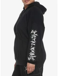 Promo 🎁 Black Harness Metal Babe 👧 Girls Hoodie Plus Size ⌛ -HT Style Outlet Store 18523827 av3