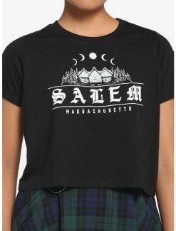 Discount 👏 Salem House 👧 Girls Crop T-Shirt 🤩