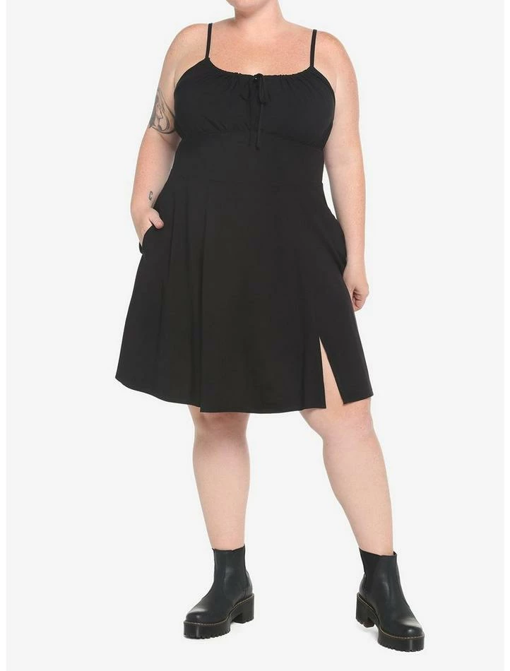 Promo ๐ Black Empire Slit ๐ Dress Plus Size ๐ 4 Promo ๐ Black Empire Slit ๐ Dress Plus Size ๐ - Image 2