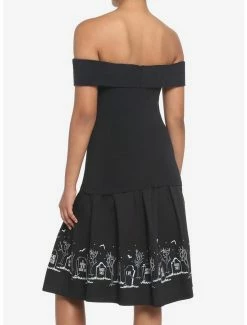 Brand new ⌛ Graveyard Bats Off-The-Shoulder 👧 Girls Top ✨ -HT Style Outlet Store 18529272 av2