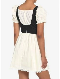 Cheapest 🎁 Ivory Lace Ruffle Corset 👗 Dress 💯 -HT Style Outlet Store 18530468 av2