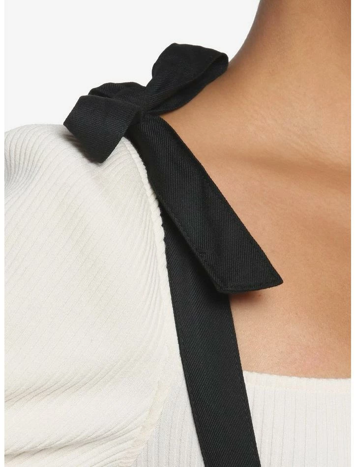 Best Sale ๐ฅฐ Black & White Ribbon Lace Suspender ๐ Skirt โจ 6 Best Sale ๐ฅฐ Black & White Ribbon Lace Suspender ๐ Skirt โจ - Image 4