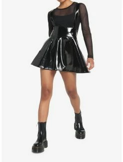 Flash Sale ๐ Black Patent Faux Leather Suspender ๐ Skirt ๐งจ 11 Flash Sale ๐ Black Patent Faux Leather Suspender ๐ Skirt ๐งจ -HT Style Outlet Store 18531949 av4