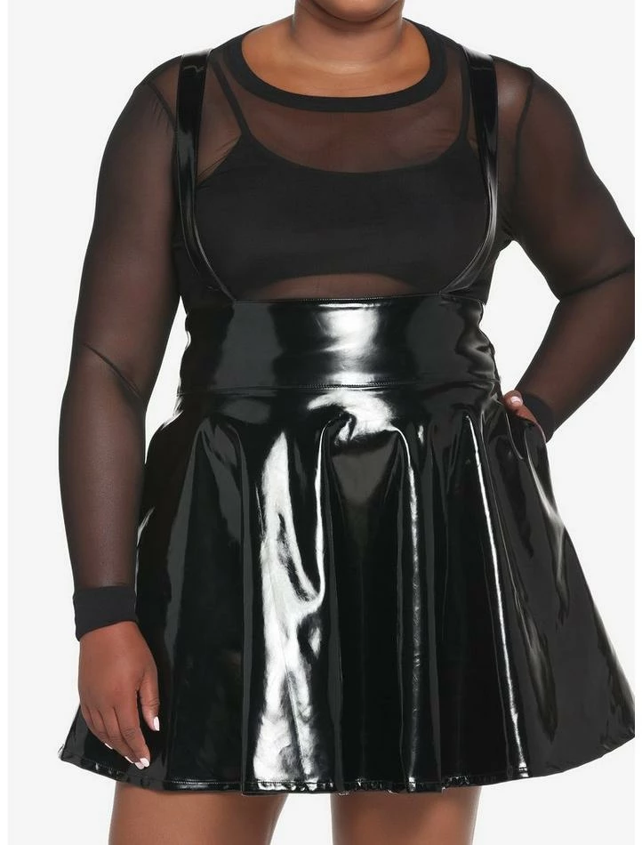 Best reviews of โ๏ธ Black Patent Faux Leather Suspender ๐ Skirt Plus Size ๐ฅฐ 3 Best reviews of โ๏ธ Black Patent Faux Leather Suspender ๐ Skirt Plus Size ๐ฅฐ