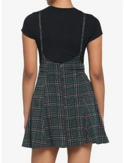 Promo 🥰 Green Plaid High-Waisted Suspender 👗 Skirt 🤩 7 Promo 🥰 Green Plaid High-Waisted Suspender 👗 Skirt 🤩 -HT Style Outlet Store 18534475 av2