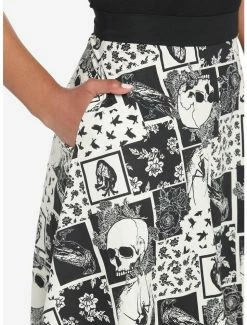 Cheap 🎁 Poet Patchwork Midi 👗 Skirt 🎉 -HT Style Outlet Store 18535980 av3