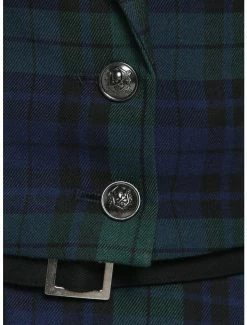 Coupon 👍 Green & Blue Plaid 👧 Girls Crop Blazer 🥰 11 Coupon 👍 Green & Blue Plaid 👧 Girls Crop Blazer 🥰 -HT Style Outlet Store 18538099 av4