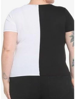 Best Sale โ Black & White Split ๐ง Girls Crop T-Shirt Plus Size ๐ 8 Best Sale โ Black & White Split ๐ง Girls Crop T-Shirt Plus Size ๐ -HT Style Outlet Store 18539191 av2