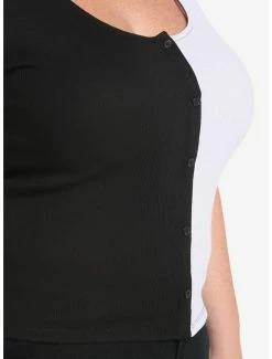 Best Sale โ Black & White Split ๐ง Girls Crop T-Shirt Plus Size ๐ 9 Best Sale โ Black & White Split ๐ง Girls Crop T-Shirt Plus Size ๐ -HT Style Outlet Store 18539191 av3