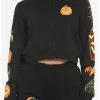 Flash Sale 🥰 Scream Queen Glow-In-The-Dark 👧 Girls Crop Hoodie 🥰 -HT Style Outlet Store 18547217 hi