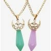 Cheap 🛒 Celestial Sparkle Crystal Best Friend Necklace Set 🔥 -HT Style Outlet Store 18623257 hi