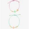 Hot Sale ✨ Vibrant Crystal Celestial Best Friend Cord Bracelet Set 🔥 -HT Style Outlet Store 18623305 hi