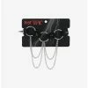 Coupon 👏 Black O-Ring Spiked Choker 🧨 -HT Style Outlet Store 18624688 hi